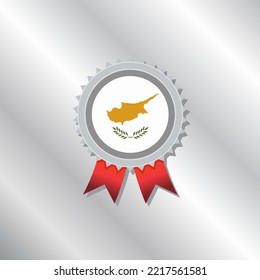 Illustration of Cyprus flag Template