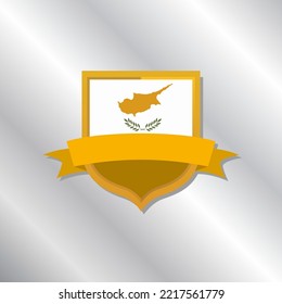 Illustration of Cyprus flag Template