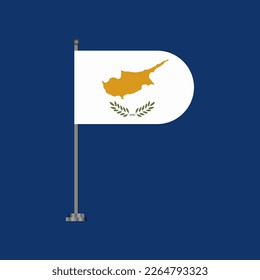 Illustration of Cyprus flag Template