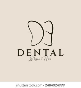 Ilustración de los signos D y E encontrados en los dientes, clínica, Vector, diseño de Ilustración vectorial de odontología