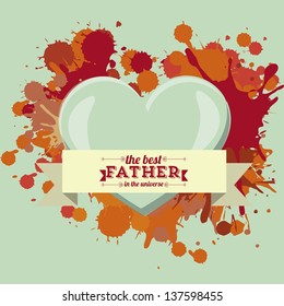 Illustration for dad, happy father's day, vector illustration