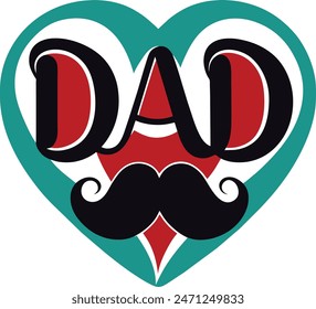 Illustration for dad, happy father's day, vector illustration