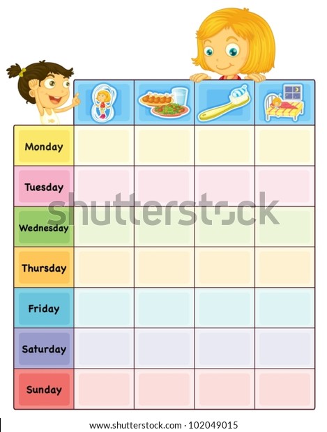 How To Make Daily Routine Chart