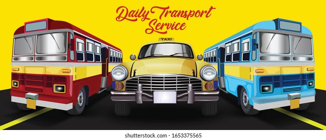 Illustration of Daily Transport service