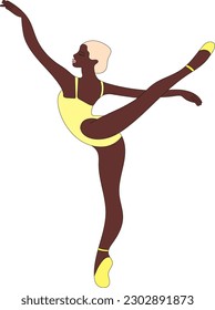 illustration dancer dancer man woman girl man guy vitiligo movement scene ballet blonde brunette sketch black and white lines sketch pattern print