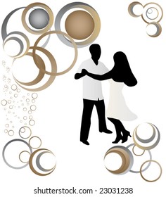 Illustration of dancers