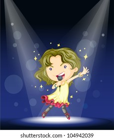 Illustration of dancing with stars