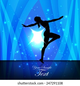 Illustration Of Dancing Woman