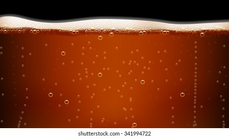 illustration of dark beer background with word drink
