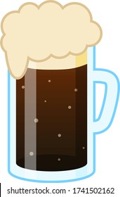 Illustration of dark beer
Material