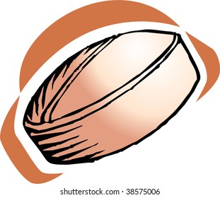 Illustration of dark  coloured tablets 	