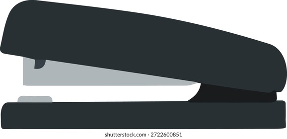 Illustration of a Dark Gray Stapler
