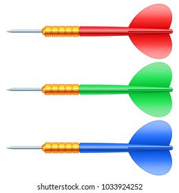 Illustration of the dart arrow set