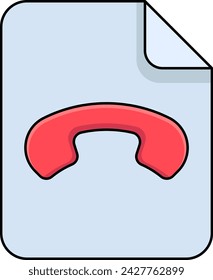 Abbildung eines Datenbankdateisymbols, Telefonkontaktdatensätze, die vom System abgelehnt werden, kreative Zeichnung 