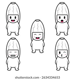 The Illustration of Date Palm Fruit Emoji
