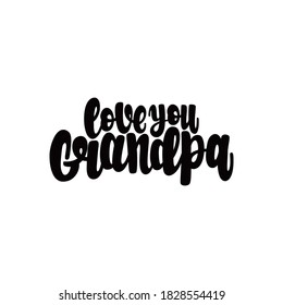 Ilustración del día del abuelo. Grabación de vectores. Diseño de tarjetas, ropa y otros