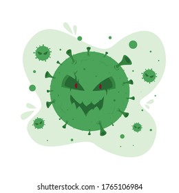 
Illustration of a deadly virus vector