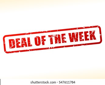 Illustration of deal of the week text buffered
