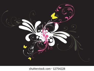 Illustration of a decorative background
