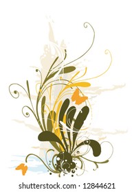 Illustration of a decorative background