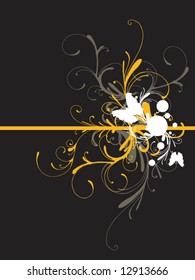 Illustration of a decorative background