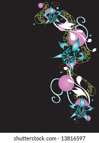 Illustration of a decorative background