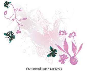 Illustration of a decorative background