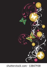 Illustration of a decorative background