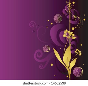 Illustration of a decorative background