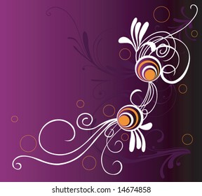 Illustration of a decorative background