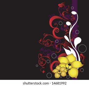 Illustration of a decorative background