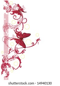 Illustration of a decorative background