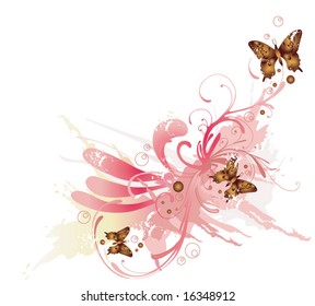 Illustration of a decorative background