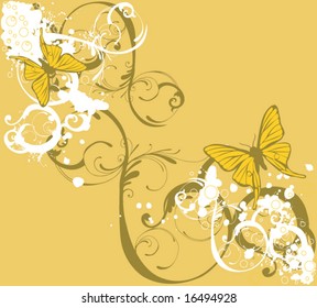 Illustration of a decorative background
