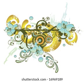 Illustration of a decorative background