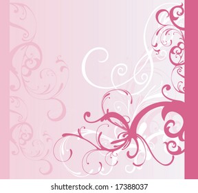 Illustration of a decorative background