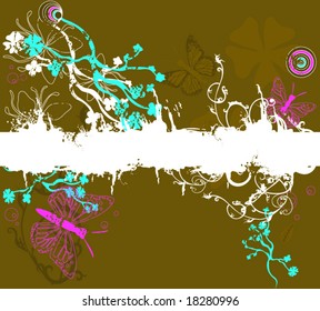 Illustration of a decorative background