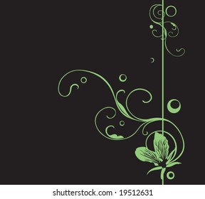 Illustration of a decorative background