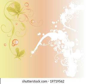 Illustration of a decorative background