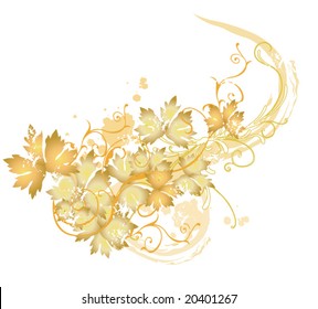 Illustration of a decorative background