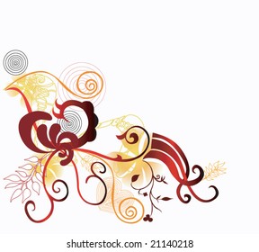Illustration of a decorative background