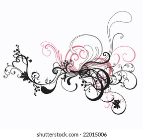 Illustration of a decorative background