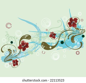 Illustration of a decorative background