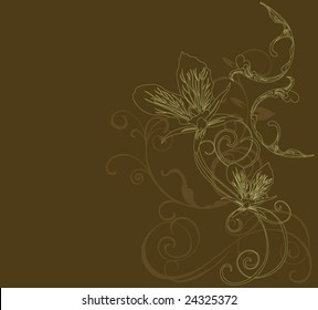 Illustration of a decorative background