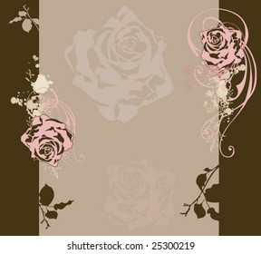 Illustration of a decorative background