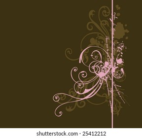 Illustration of a decorative background