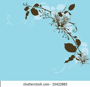 Illustration of a decorative background