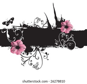 Illustration of a decorative background