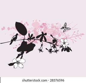Illustration of a decorative background