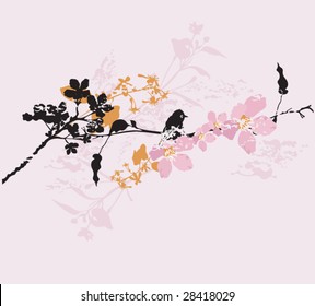 Illustration of a decorative background